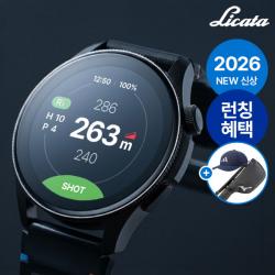 [리뷰이벤트] 리카타 핏메이드 X 블랙 에디션 GPS 골프 러닝 운동 스마트워치 시계형 거리측정기 + 런칭 기념 특전 사은품